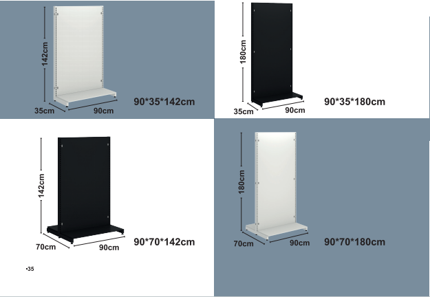 Solidni okvirni police